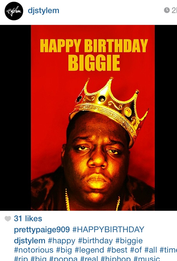 Biggie IG Tributes [PHOTOS]