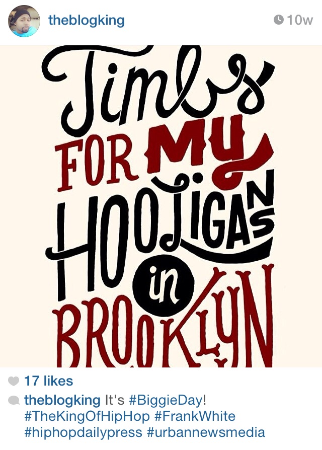 Biggie IG Tributes [PHOTOS]