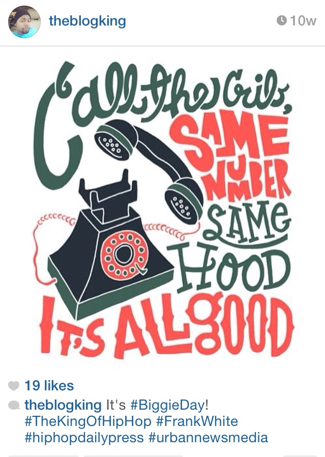 Biggie IG Tributes [PHOTOS]