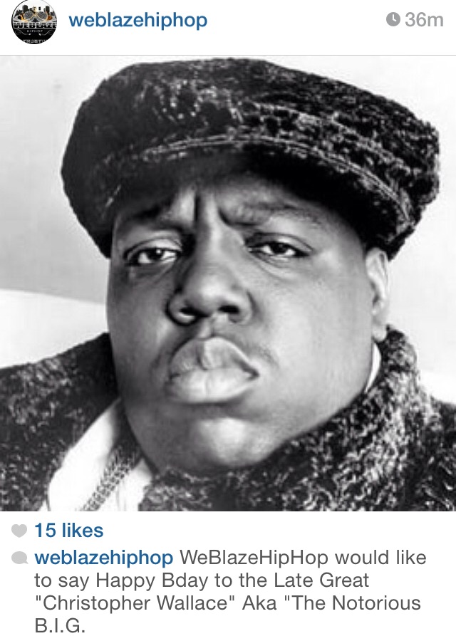 Biggie IG Tributes [PHOTOS]