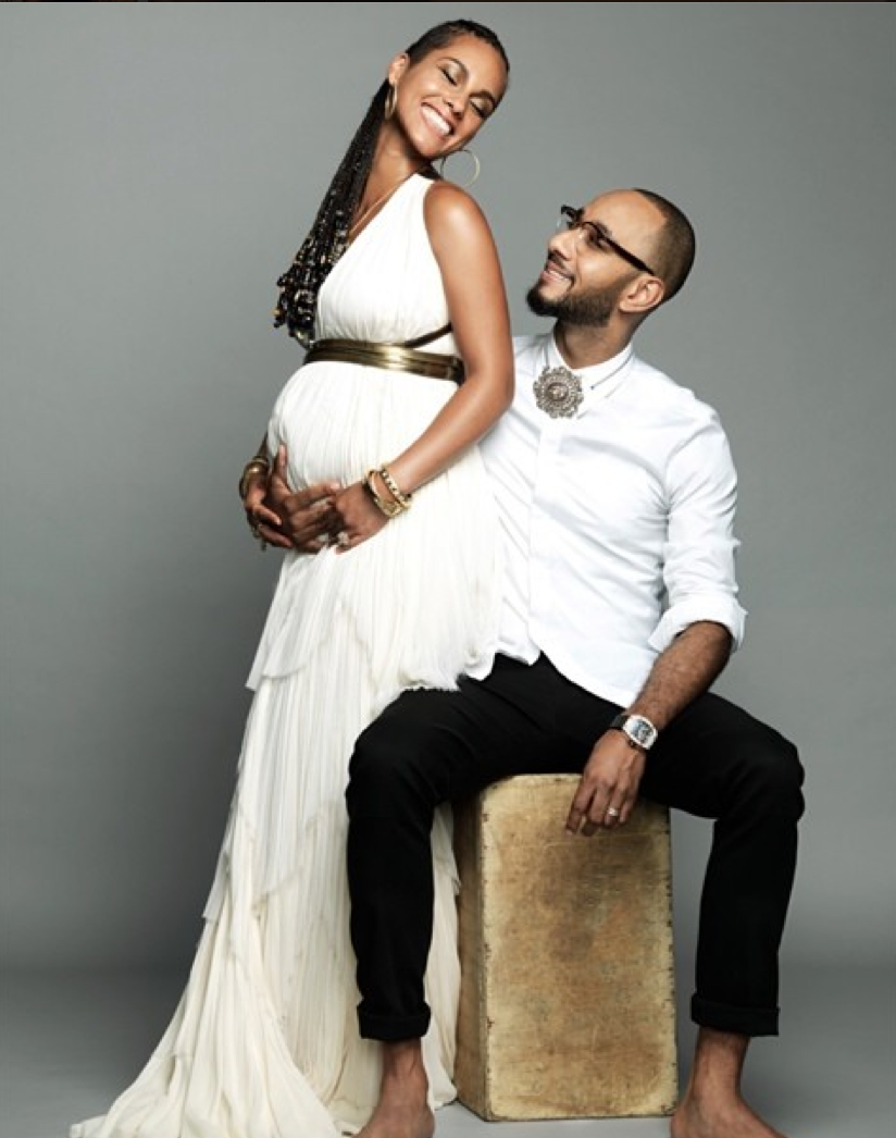 Alicia Keys and Swizz Beatz baby pregnant