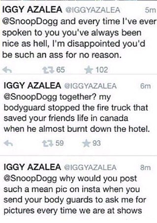 Snoop Dog and Iggy Azalea Beef [PHOTOS]