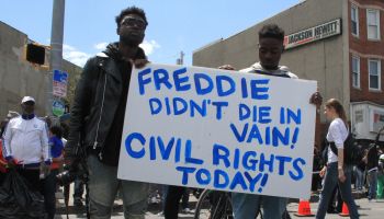 Protests in Baltimore over Freddie Gray