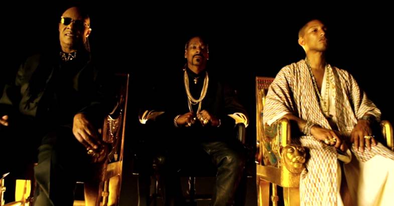 Stevie Wonder, Snoop Dogg, Pharrell Williams