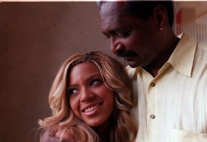 Beyonce Knowles (lead singer, key somgwriter) and her father Mathew Knowles (manager) of the pop tri