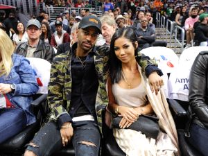 Celebrities At The Los Angeles Clippers Game