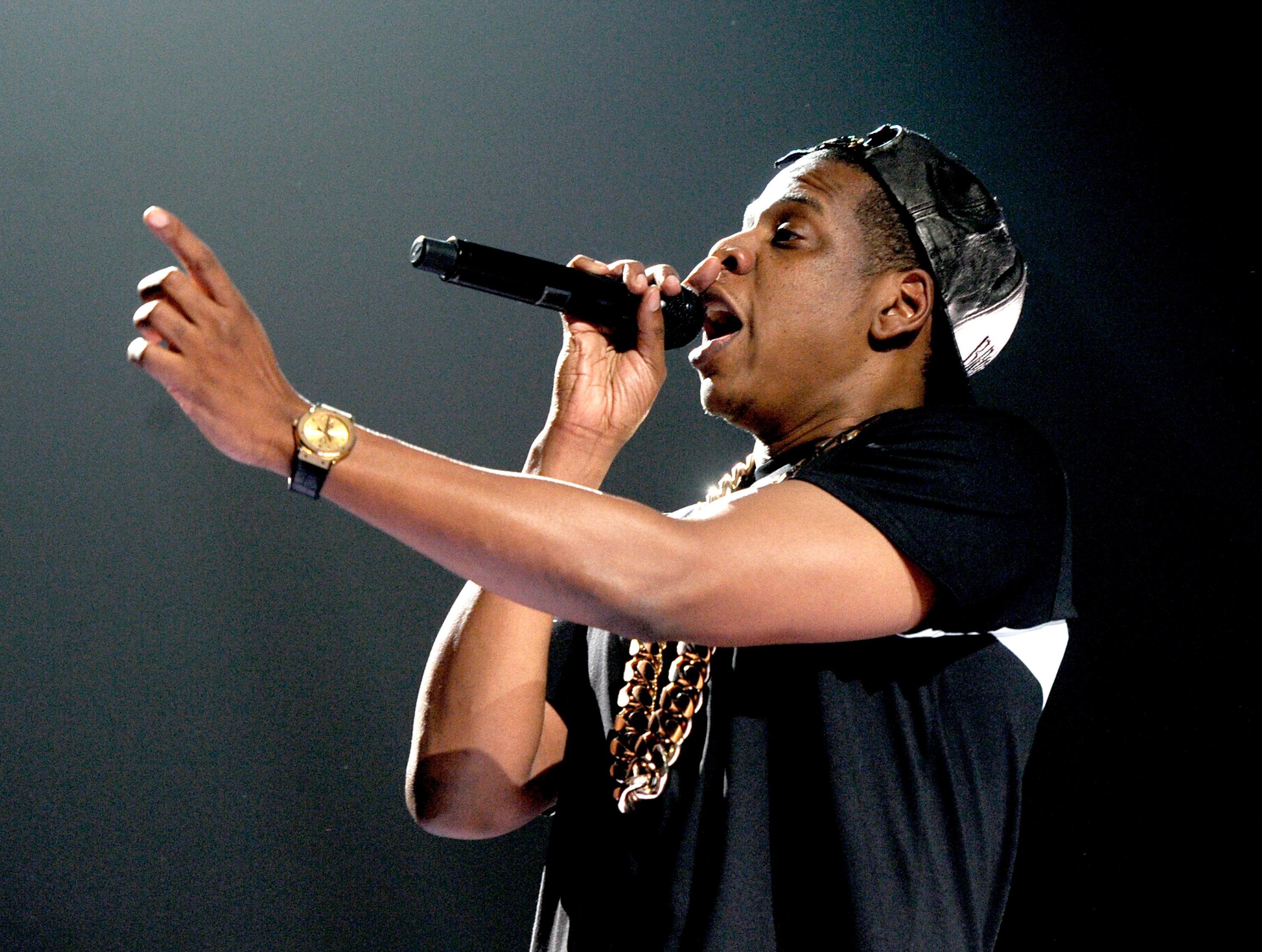 Jay Z Performs At The Staples Center
