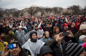 Protesters And Trump Supporters Gather In D.C. For Donald Trump Inauguration