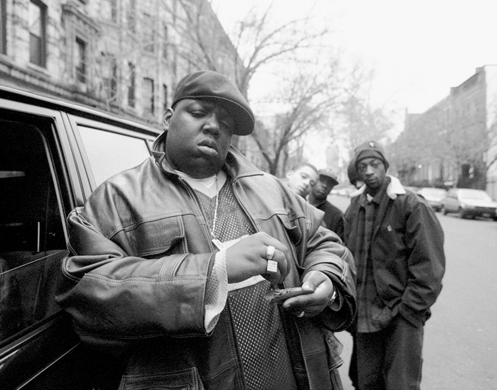 Rapper Notorious B.I.G., aka Biggie Smalls, aka Chris Wallac