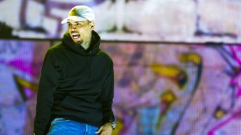 Chris Brown Performs in Concert in Oslo