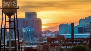 Burning Skies - Urban Sunset