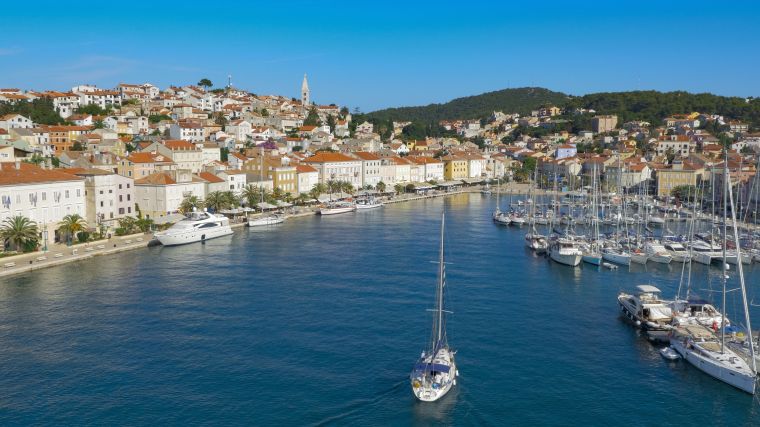 Boats in harbour of Mali Losinj