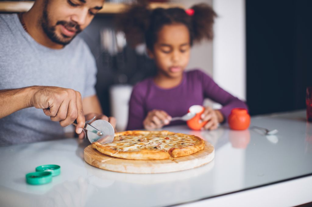 Tasty pizza for two