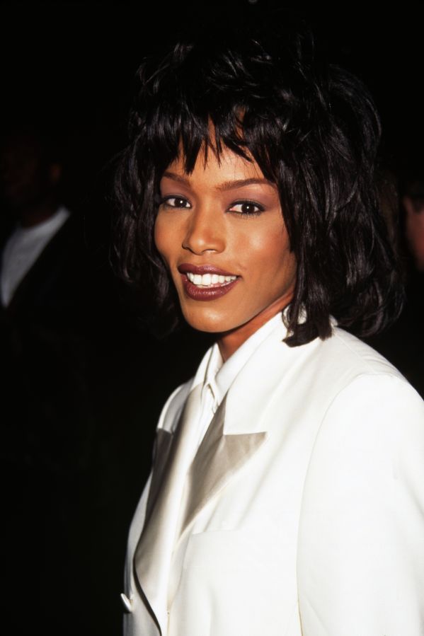Actress Angela Bassett Smiling