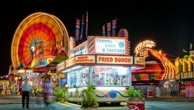 Amusement park at the Maryland State Fair, Timonium MD