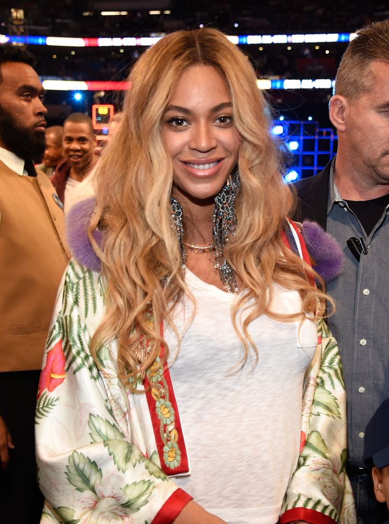 Celebrities Attend The 66th NBA All-Star Game