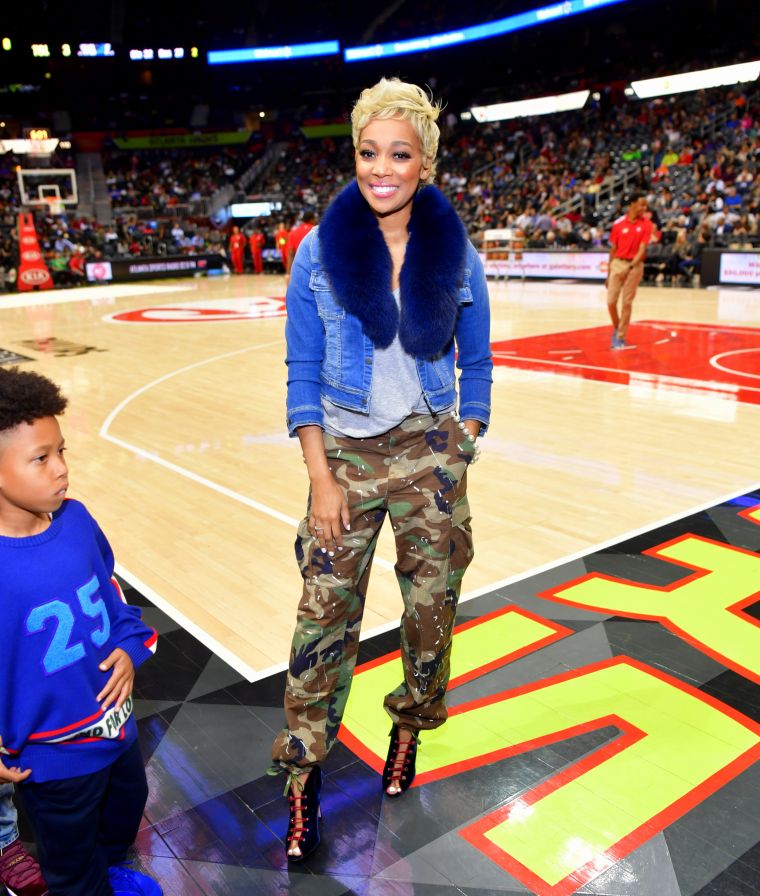 Celebrities Attend The Dallas Mavericks Vs Atlanta Hawks Game