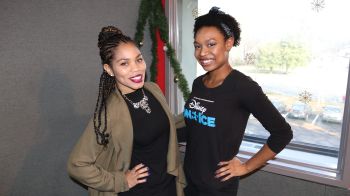 Jackie Paige w/ Chelsea Ridley of Disney on Ice