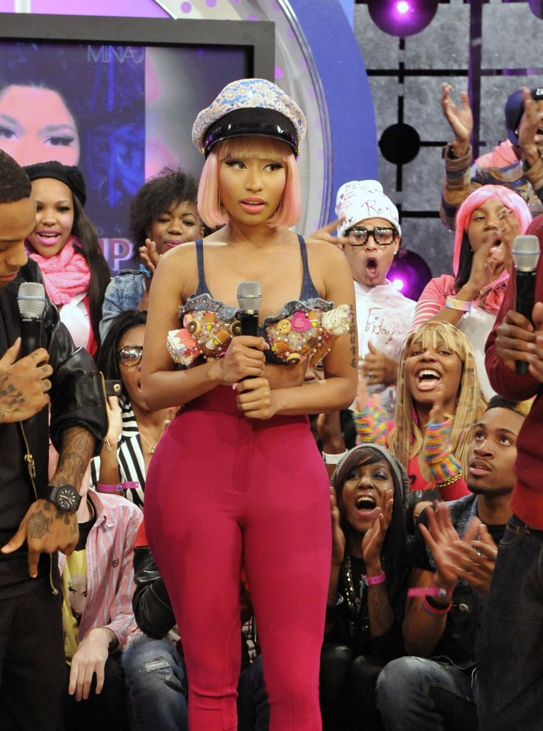 Nicki Minaj Visits BET's 106 & Park