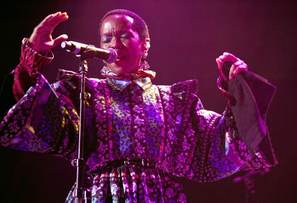 Lauryn Hill And Nas Perform At Bill Graham Civic Auditorium