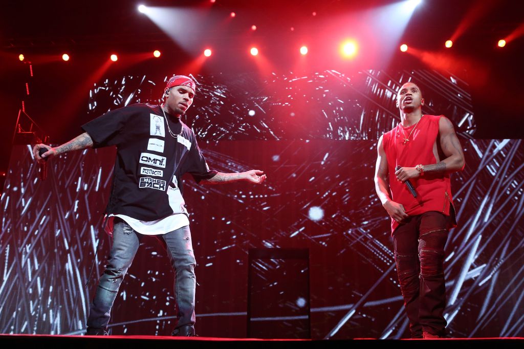 Trey Songz And Chris Brown In Concert - New York, NY