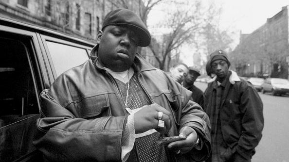 Rapper Notorious B.I.G., aka Biggie Smalls, aka Chris Wallac