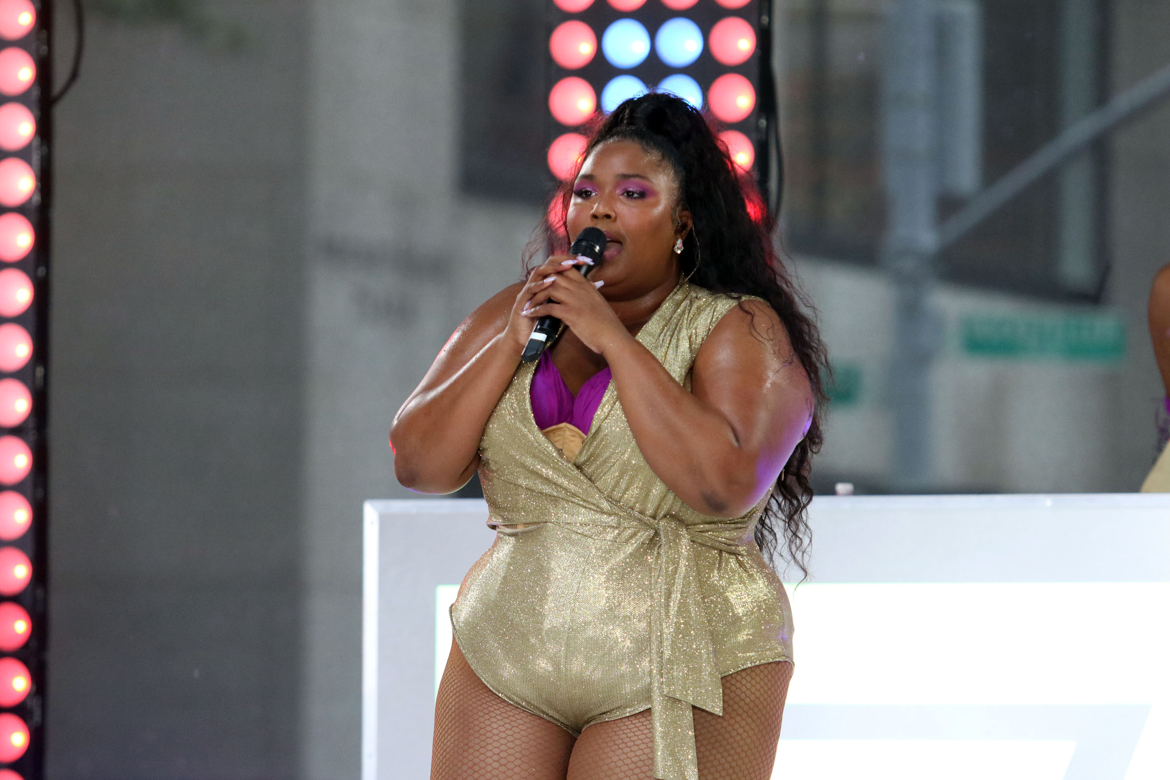 Singer LIZZO Performs Live on NBC's "TODAY"\nRockefeller Plaza\nNew York, NY\nAugust 23, 2019