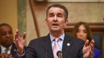 Governor Ralph Northam addresses a joint session of the Virginia General Assembly, which went solidly blue in 2019, on January 08 in Richmond, VA.