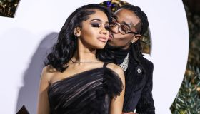Saweetie and Quavo arrive at the 2019 GQ Men Of The Year Party held at The West Hollywood EDITION Hotel on December 5, 2019 in West Hollywood, Los Angeles, California, United States.