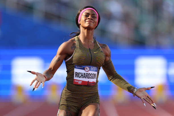 Sha’Carri Richardson at 2024 U.S. Olympic Team Track & Field Trials