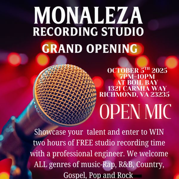 Monaleza Recording Studio Grand Opening