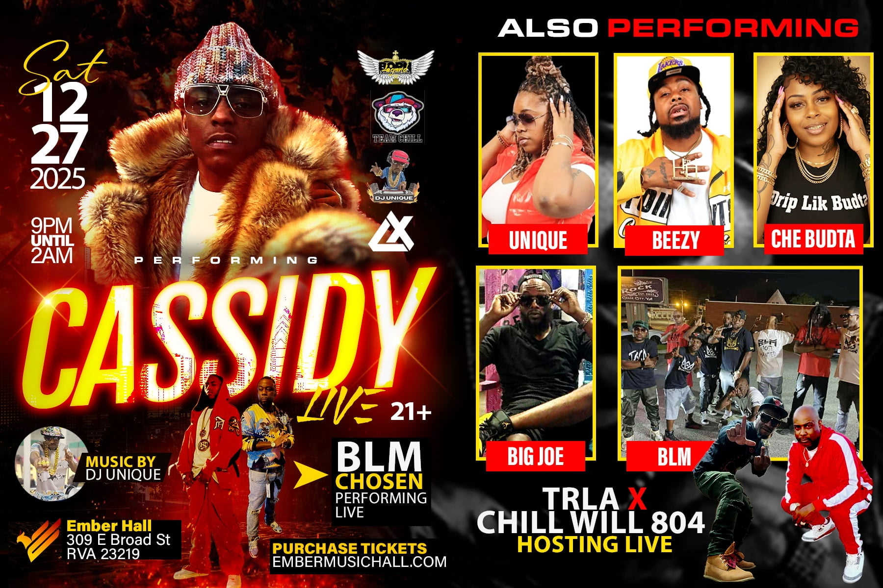 Cassidy Live at Ember Music Hall